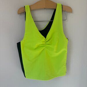 5 The Label Adorn Tank in Neon Yellow/Black Size: SA